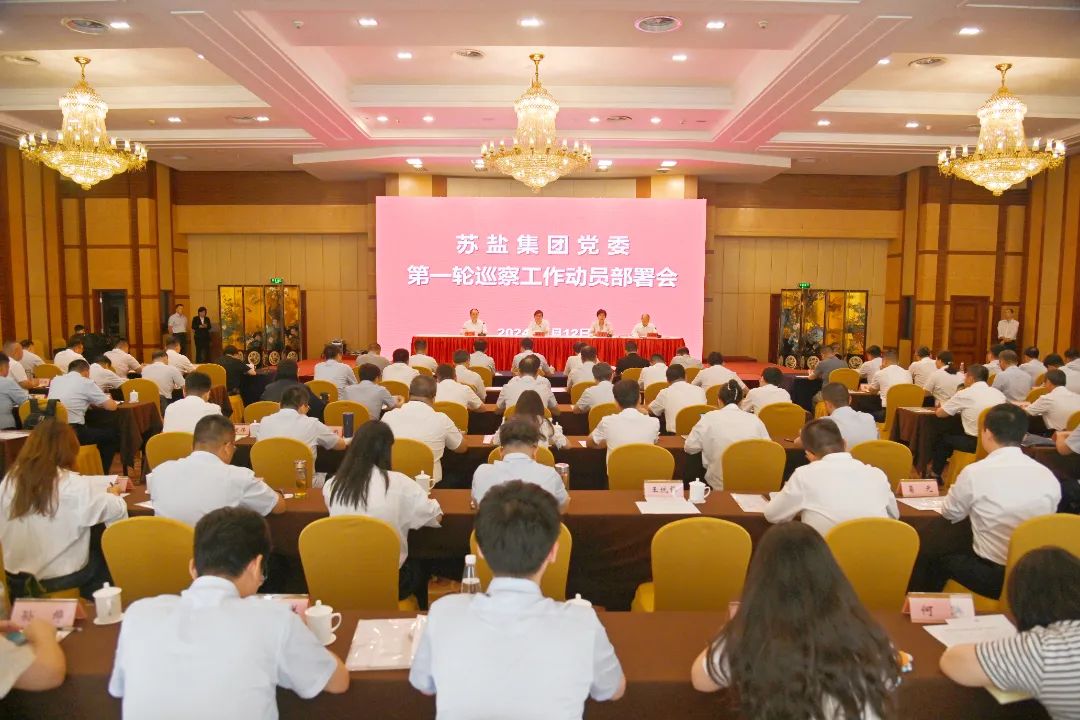 苏盐集团党委召开第一轮巡察工作动员部署会